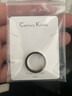 CENTURY& KINDLE小ck黑色分金戒指男女款情侣对戒时尚简约潮流尾戒指一对生日礼物 黑金分色戒指 6号 实拍图