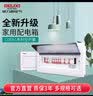 德力西电气配电箱家用强电箱 暗装空开断路器照明箱开关盒 18回路（标准型 透明门） 实拍图