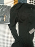 京峋休闲裤子男秋冬季潮流束脚工装裤冬天加绒男生宽松九分运动卫长裤 黑色+黑色（常规款） 3XL 【建议体重155-165斤左右】 实拍图
