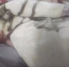 南极人（Nanjiren） 拉舍尔毛毯被盖毯冬季加厚双层婚庆超柔保暖单双人被子绒毯子 657豆沙灰 150*200cm约5斤 实拍图