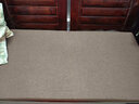 花语缤纷 加厚海绵防滑红木实木沙发坐垫椅子垫可拆洗老式沙发垫纯色坐垫 咖啡色 三人位50*150cm（不带抱枕） 实拍图
