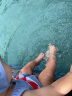 COPOZZ宝宝泳衣儿童游泳衣裤连体男童女童泳装婴儿0-3岁小童泳衣 鲨鱼灰 XL(1-2岁，85-95cm) 晒单实拍图