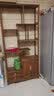 寻古红木家具非洲鸡翅木（学名：非洲崖豆木）博古架实木客厅隔断柜简约中式多宝格置物古董茶叶架 雕花单个 长86*宽26*高186cm 实拍图