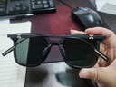 MOLSION春节不打烊陌森太阳镜肖战同款大框偏光墨镜高质感显脸小MS3056 小码C10 镜框：亮黑  镜片：灰色 不配度数 实拍图