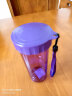 特百惠（Tupperware）莹彩塑料杯430ML男女简约运动家用办公密封防漏便携水杯子 魅影紫 实拍图