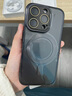京工智造【自带镜头膜】适用苹果15promax手机壳iphone15保护套全包防摔magsafe磁吸充电车载硅胶透明软壳 苹果15Pro【黑色】贈钢化膜 一体镜头保护丨自带防尘网 实拍图