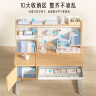 坐得正 儿童学习桌椅套装可升降儿童书桌实木写字桌子作业桌学生学习桌 1.2m桌带国AA灯+小熊三背椅蓝 专利纠姿 实拍图