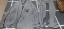 南极人睡衣男纯棉长袖春秋季全棉可外穿休闲青年学生男士薄款家居服套装NAS5X20011-12绣花灰色 XXL 实拍图