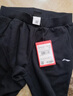 李宁儿童加绒裤子男童运动裤秋冬季学生宽松长裤青少年休闲卫裤运动裤 黑色-收口小标【春季常规款】 130 cm 实拍图