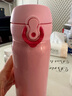 膳魔师（THERMOS） 保温杯女随身杯情侣杯子男进口儿童保温杯超轻学生水杯 502 CP 樱花粉 500mL 实拍图