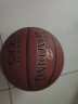 斯伯丁（SPALDING）中少年儿童篮球室内外比赛5号PU材质蓝球 76-950Y 实拍图