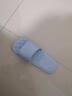 洁丽雅折叠旅行拖鞋女夏便携式浴室洗澡防滑游泳酒店出差一次性凉拖鞋男 浅蓝色 【2.0升级款｜便携防水收纳袋】 36 -38(标准码) 实拍图