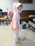 伯希和（Pelliot）儿童防晒衣服男女童夏季防紫外线冰丝透气风衣13121274初樱粉110 实拍图
