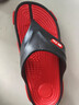 回力（Warrior）人字拖鞋男士沙滩鞋轻便舒适塑胶男鞋颗粒按摩拖鞋男 红色 39 实拍图