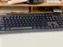 雷神k104机械键盘104键有线键盘电脑办公游戏 全键无冲幻彩混光 【键鼠套装】K104极夜青轴+MG2有线鼠标 实拍图