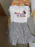 迪士尼（Disney）女童套装儿童套装两件套夏季新款童装宝宝衣服米妮黛丝时尚洋气 本白-女 120cm 实拍图