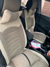 翰静 半包布汽车坐垫四季通用汽车座套小车座椅套适用于 卡其色 现代ix35伊兰特 途胜 悦动 实拍图