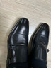 【发顺丰空运】上顿丹尼孟克鞋搭扣僧侣商务正装皮鞋男士真皮英伦套脚头层牛皮大码小码隐形内增高结婚鞋 黑色 40 实拍图