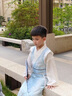 奥蒙威男童汉服古装儿童国学服新中式古代儿童男孩唐装学生演出服YJA92 蓝色 160 实拍图