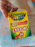 绘儿乐（Crayola）蜡笔不脏手儿童无毒水溶性画笔幼儿园油画棒宝宝小学生绘画文具 24色彩色蜡笔52-3024 晒单实拍图