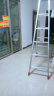 梯子加厚2米铝合金梯子家用梯子折叠梯双面人字梯工程梯伸缩楼梯爬扶梯康鹏梯具 2米人字梯--材料厚度1.8毫米 实拍图