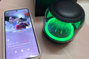 AllwayHalo10 蓝牙音箱 便携式电脑桌面迷你音响 hifi户外家用车载低音炮情人节礼物 黑色 实拍图