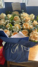 艾斯维娜鲜花速递满天星玫瑰花束送女友生日礼物全国同城配送 19朵香槟玫瑰花束 实拍图