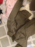 JEEP SPIRIT棉衣男士加绒棉袄羊羔绒棉服休闲男潮毛领外套冬季飞行员夹克衫 浅军绿 4XL 实拍图