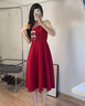 塞德勒新中式敬酒服新娘结婚酒红色小个子高端回门连衣裙订婚礼服裙女 酒红色 M 实拍图