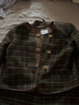独束大码女装复古格纹小香风套装女冬季微胖mm毛呢外套A字半身裙 外套 L 实拍图