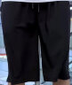 南极人（Nanjiren）夏季款男士速干短裤男青年直筒宽松五分大码冰丝休闲运动健身短裤 灰色+黑色 XL 晒单实拍图