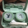易旅 隐形眼镜盒 便携简约隐形眼镜盒光面DIY便携式伴侣盒 奶油黄 实拍图
