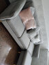 林氏家居现代简约布艺沙发客厅折叠沙发床两用棉麻双人沙发小户型家具1012 仿棉麻浅灰|2.4m带踏|靠背可调 实拍图
