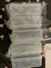 优得比 收纳盒迷你塑料透明零件盒样品整理盒子小储物长方正方形盒带盖 607(5个装)内尺寸7.1*7.1*2.3cm 实拍图