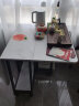 SOFS折叠餐桌小户型家用客厅长方形多功能可伸缩移动吃饭桌子折叠桌椅 【单桌】1.2米餐桌_仿岩板 实拍图