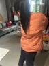 雅鹿2025新款儿童羽绒服短款男童女童宝宝羽绒内胆轻薄款洋气秋冬童装 橘红 140cm 实拍图