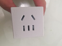 国际电工86型无线插座转换器一转多一转四电源插头超薄直插多功能扩展插座 一转五插位【无线直插款】 实拍图