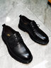 金利来（Goldlion）男鞋秋冬季商务正装鞋皮鞋男百搭德比鞋结婚鞋西装鞋男士皮鞋 黑色 38 实拍图