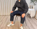 啄木鸟夹克男外套上衣男士春秋季新款商务休闲男装中青年立领茄克衫衣服 9980深灰#不 加绒 XL（建议115-130斤） 实拍图