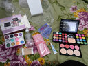 化妆品套装全套整套表演演出学生六一节舞台妆彩妆专用眼影盘 39色彩妆盘+7支粉刷+闪粉+化妆包 实拍图