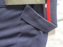 恒源祥高档品牌男装 春秋中年男士纯棉长袖T恤翻领休闲爸爸装上衣打底衫 藏青色 180/XXL 实拍图