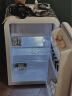 哈士奇圆弧复古冰箱冷冻冷藏单门宿舍家用办公室小型保鲜冰箱节能低噪嵌入式超薄冰箱 BC-130RDC 小王子与狐狸 实拍图