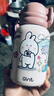 嘉特保温杯女士高颜值316L不锈钢水杯儿童吸管杯便携学生杯 兔叽踏青季 580ml 实拍图