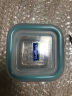 Glasslock 韩国进口宝宝婴儿辅食盒钢化玻璃小号冷冻盒燕窝分装圈色随机 方形210ml*3蓝黄圈随机发( 微波款 实拍图