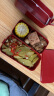 阿司倍鹭（ASVEL）月兔饭盒塑料双层便当盒 微波炉加热分隔餐盒 小号套装 红色620ML 晒单实拍图