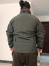 赫利肯火枪手软壳战术夹克男 户外出游防风保暖抓绒夹克tad徒步外套 钢灰色 L (高175-185cm 重160-180斤) 实拍图