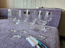 格娜斯（CRISTALGLASS）红酒杯套装家用6只水晶葡萄酒杯醒酒器欧式高端高脚杯架子酒具 带把醒酒器+水晶 400ml 6只 实拍图