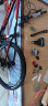 千里达（TRINX） X1自行车山地车禧玛诺变速油刹线控单车成人男女士越野双碟刹 x1黑白红【26*15】 实拍图