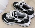 斯凯奇（Skechers）奶茶熊2代丨男女同款春夏老爹鞋潮流复古增高保暖熊猫鞋休闲鞋 【女款】奥利奥芝芝雪脆/BKW 37.5 实拍图