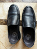 骆驼（CAMEL） 商务休闲鞋中年男士牛软皮套脚鞋 A132287560-1 黑色 41  晒单实拍图